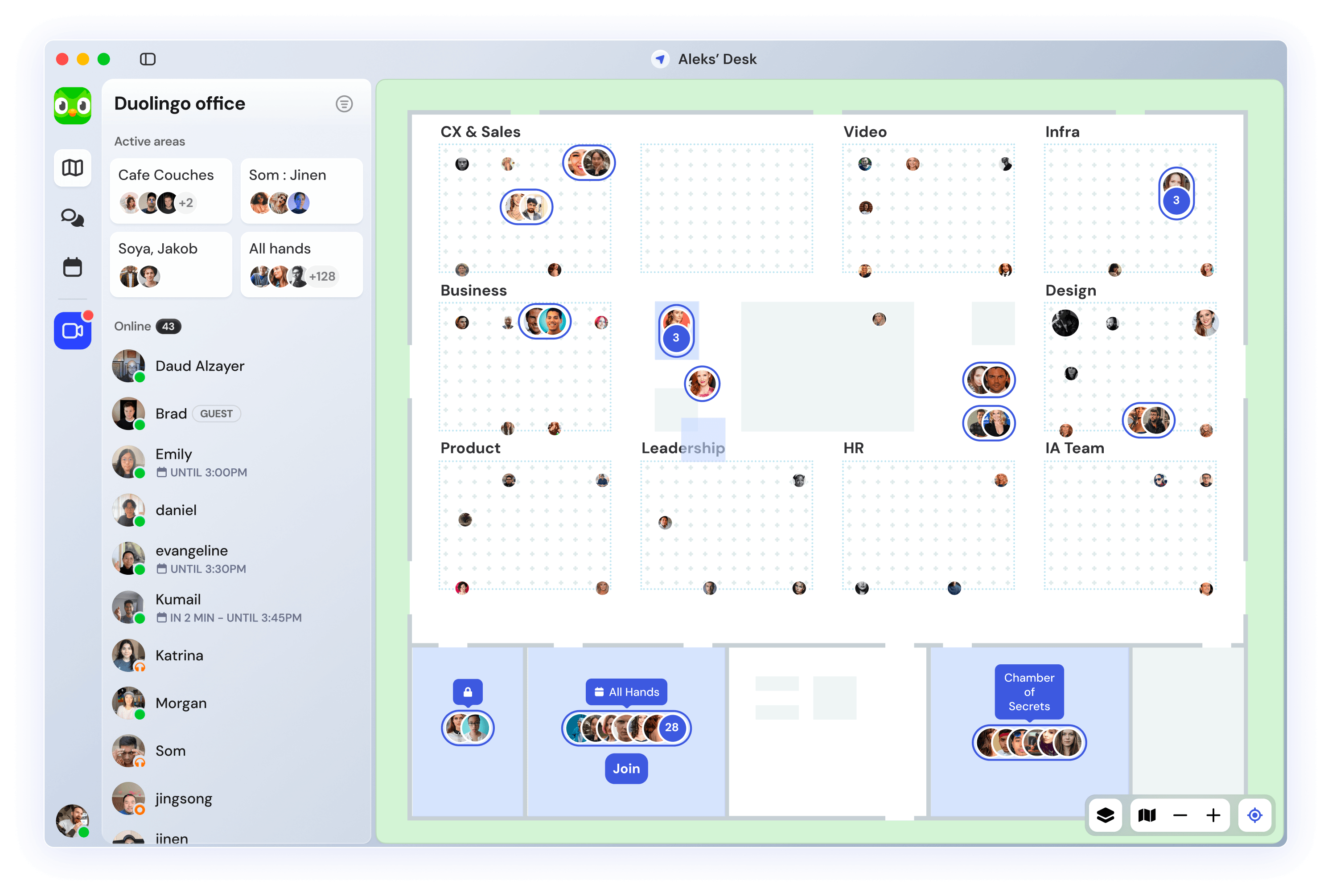 Gather workspace